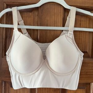 Shapellx Bare Essentials™ AirSlim® Underwire Push-Up Bra Size 34B/C Nude Beige